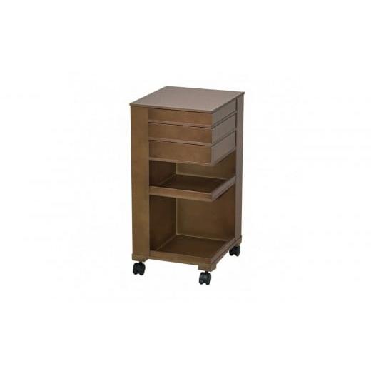 ふるさと納税 家具 収納家具 静岡県 静岡市 静岡製作所 インテリアワゴン ダークブラウン 沖縄・離島不可 インテリアワゴン ダークブラウン