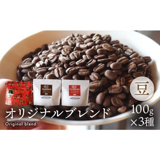 ふるさと納税 コーヒー コーヒー豆 岐阜県 下呂市 緑の館 オリジナルブレンド 100g×3種セット(レギュラー・ロイヤル・モカ)珈琲豆 ブレンド アソート コー…