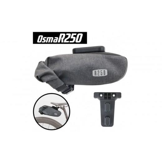 ふるさと納税 自転車 大阪府 堺市 OsmaR250 防水サドルバッグスモール グレー/ブラック