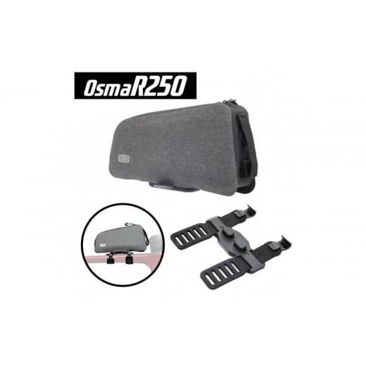 ふるさと納税 自転車 大阪府 堺市 OsmaR250 防水トップチューブバッグ グレー/ブラック