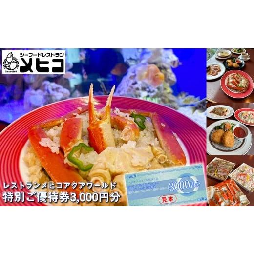 ふるさと納税 お食事券 茨城県 日立市 レストランメヒコアクアワールド特別ご優待券3000円分 お食事券 茨城県 日立市