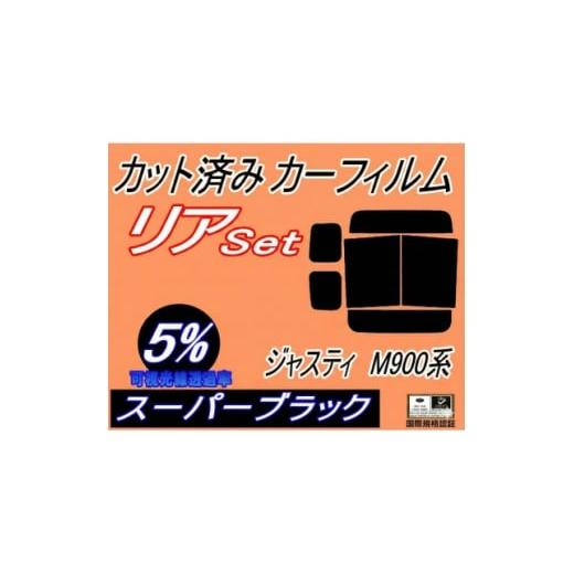 ふるさと納税 カー用品 大阪府 和泉市 リア (b) ジャスティ M900系 (5%) カット済み カーフィルム M900F M910F 1710940