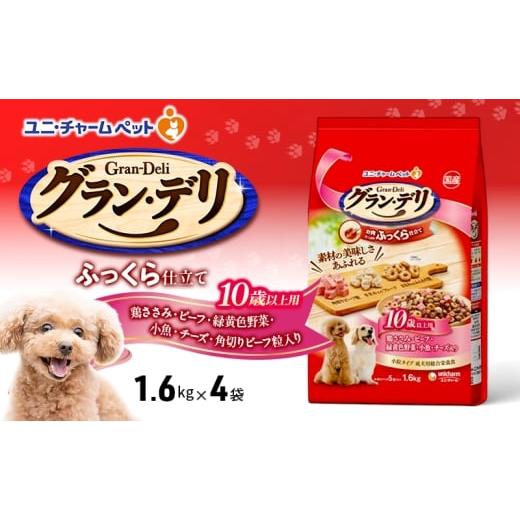 ふるさと納税 雑貨・日用品 兵庫県 伊丹市 グラン・デリ ふっくら仕立て 10歳以上用 鶏ささみ・ビーフ・緑黄色野菜・小魚・チーズ・角切りビーフ粒入り 1.6kg…