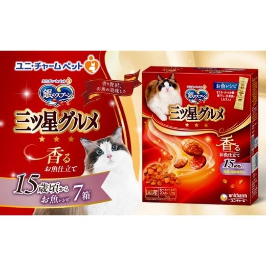 ふるさと納税 雑貨・日用品 兵庫県 伊丹市 銀のスプーン三ツ星グルメ 香るお魚仕立て15歳頃から お魚レシピ 240g×7箱 ペットフード キャットフード 猫のごは…