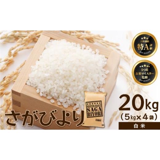 ふるさと納税 無洗米 佐賀県 大町町 令和7年産 白米 さがびより 20kg 