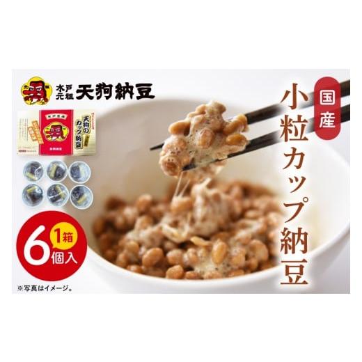 ふるさと納税 加工品等 納豆 茨城県 水戸市 天狗納豆 国産小粒カップ納豆(50g×6個)×1箱 納豆 なっとう 小粒 老舗 朝食 ご飯 ご家庭用 おためしサイズ ソ…