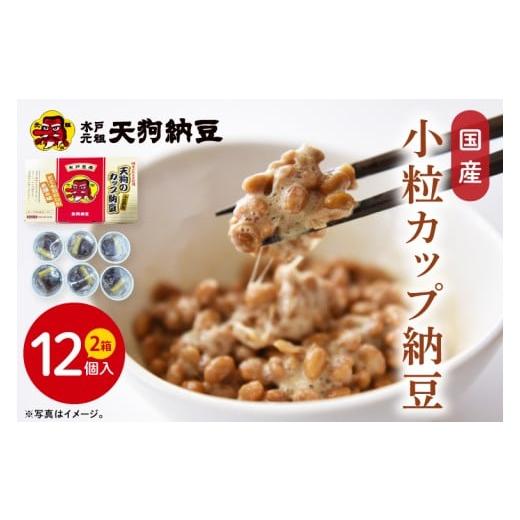 ふるさと納税 加工品等 納豆 茨城県 水戸市 天狗納豆 国産小粒カップ納豆(50g×6個)×2箱 納豆 なっとう 小粒 老舗 朝食 ご飯 ご家庭用 ストック ソウルフ…