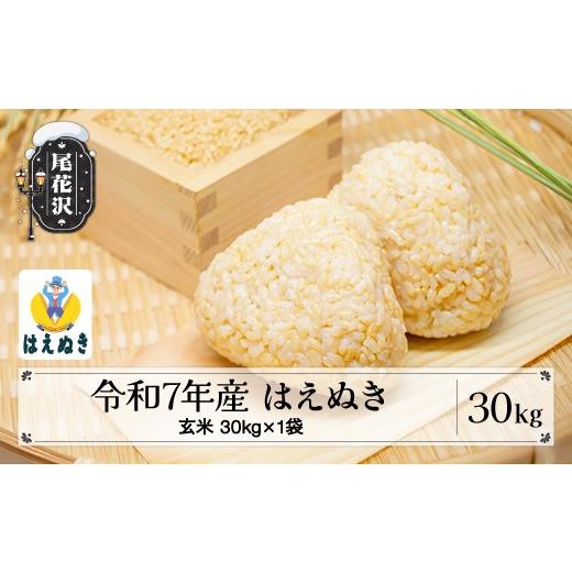 ふるさと納税 玄米 山形県 尾花沢市 令和7年産 玄米 はえぬき 30kg 30kg×1袋 2025年産 米 お米 国産 山形県 尾花沢市 vi-hagxa30