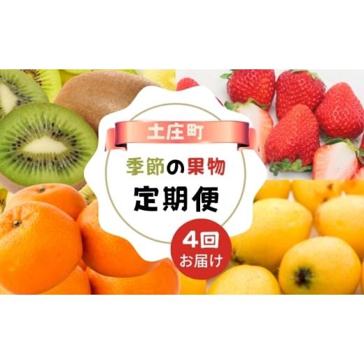 ふるさと納税 いちご 香川県 土庄町 小豆島 4回お届け 土庄町 季節の果物 定期便 4回