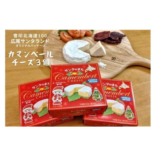 ふるさと納税 加工品等 チーズ 北海道 広尾町 カマンベールチーズ3個(0113)