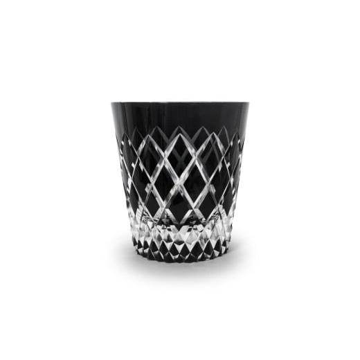 ふるさと納税 雑貨・日用品 グラス 東京都 台東区 浅草切子 KANA KURITA「モノクロオールド —矢来霰—」木箱入り| 切子 花切子 切子ガラス ガラス工芸 グラス…