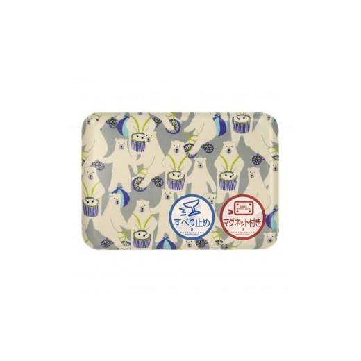 ふるさと納税 雑貨・日用品 和歌山県 海南市 TATSU-CRAFT マグネットトレー M 33cm シロクマサーカス すべり止め付き [Tk1077] シロクマサーカス