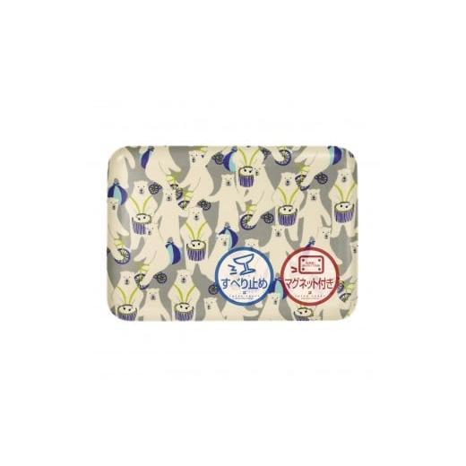 ふるさと納税 雑貨・日用品 和歌山県 海南市 TATSU-CRAFT マグネットトレー L 39cm シロクマサーカス すべり止め付き [Tk1108] シロクマサーカス