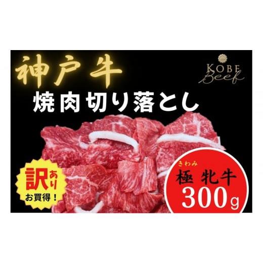 ふるさと納税 牛肉 焼肉・バーベキュー 兵庫県 神戸市 訳あり 神戸ビーフ牝 焼肉切り落とし300g