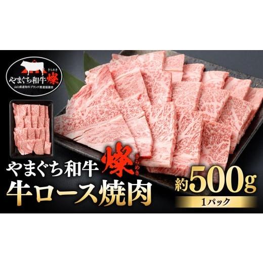 ふるさと納税 牛肉 焼肉・バーベキュー 福岡県 北九州市 やまぐち和牛燦 牛ロース焼肉 約500g 牛ロース 焼肉 焼き肉 牛肉 冷凍 福岡県 北九州市