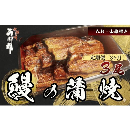 ふるさと納税 魚貝類 鱧 静岡県 牧之原市 定期便 3ヶ月 国産 国産 うなぎ 3尾 蒲焼 タレ 付き 山椒 付き ウナギ 鰻 蒲焼き 自家製 たれ うな雄の鰻 蒲焼 うな…