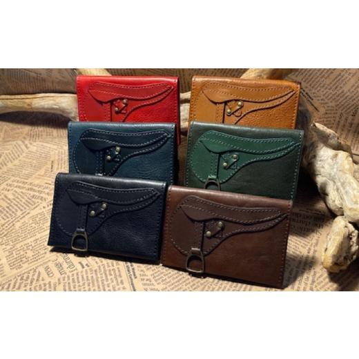 ふるさと納税 雑貨・日用品 滋賀県 栗東市 鞍型カード・名刺入れ(マチなし)(ダークブラウン) / 栗東市 / 株式会社ブルズエフ BIAU581 ダークブラウン