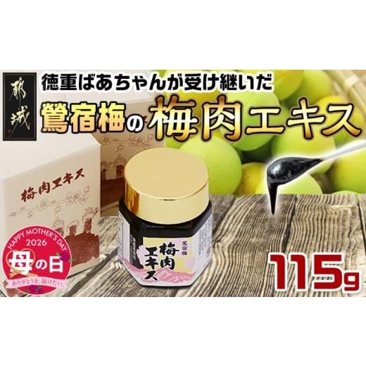 ふるさと納税 加工品等 梅干 宮崎県 都城市 母の日 徳重おばあちゃんが受け継いだ梅肉エキス115g 5月7日〜10日お届け _MA-4904-MG_(都城市) 梅肉エキス(50g×…