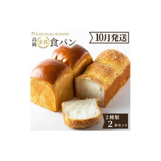 ふるさと納税 パン 食パン 大阪府 貝塚市 10月発送 高級食パン 高級金賞食パン2種2本セット(山型/チーズ) 2026年10月出荷