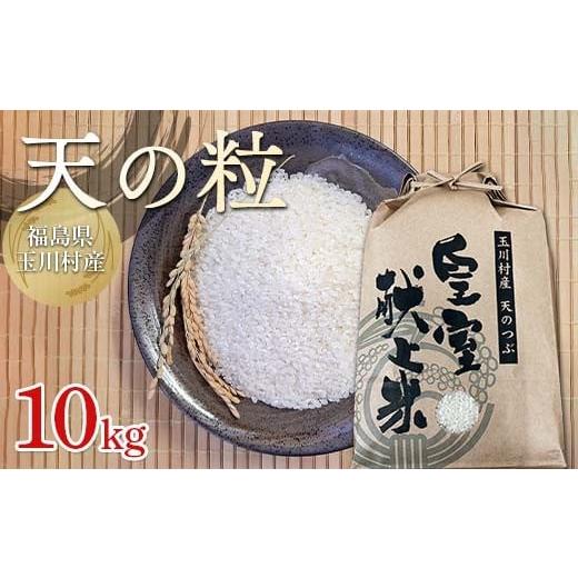 ふるさと納税 米 福島県 玉川村 FT18-275 令和7年度産 新米 玉川天のつぶ 10kg 福島県玉川村産 こめ コメ オリジナルブランド米
