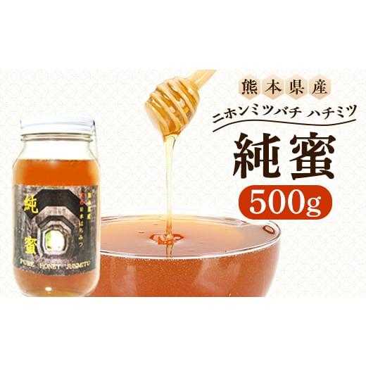 ふるさと納税 加工品等 はちみつ 熊本県 美里町  数量限定 熊本県 美里町 ハチミツ ニホンミツバチ 純蜜 500g 中蓮寺農園 1712460の画像