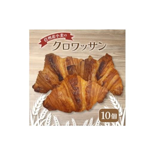 ふるさと納税 パン 長野県 茅野市 毎月定期便 信州産小麦のクロワッサン 10個全2回 4082346