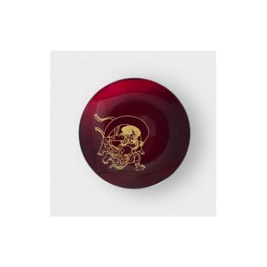 ふるさと納税 金工品 和歌山県 九度山町 丸小皿 風神 赤溜 [NF260]