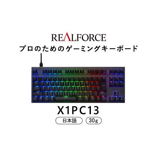 ふるさと納税 パソコン・周辺機器 神奈川県 相模原市 東プレ REALFORCE GX1 Plus プロのためのゲーミングキーボード 日本語配列 テンキーレス 30g 黒 (型式:X…