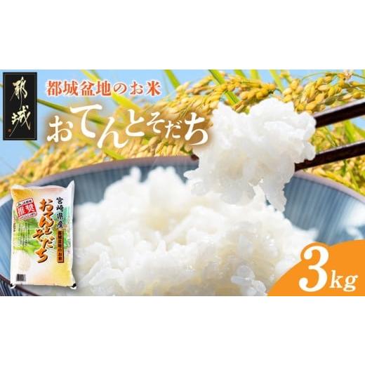 ふるさと納税 米 宮崎県 都城市 都城盆地のお米「おてんとそだち」3kg_LG-15-006-3kg_(都城市) 宮崎県 都城産 お米 精米