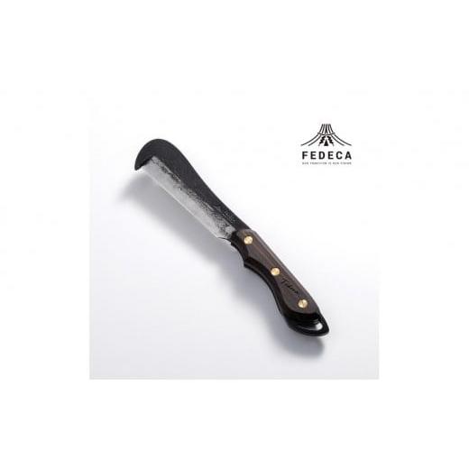 ふるさと納税 アウトドアグッズ 兵庫県 三木市  FEDECA 鍛造バトニング鉈 プレーン黒檀 001228の画像