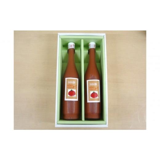 ふるさと納税 果汁飲料 トマト 長野県 大町市 「ばいはるちゃに農園」産 絞りたて100%トマトジュース 2本セット