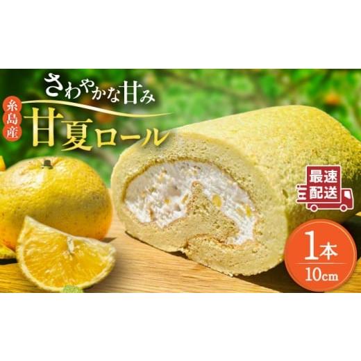 ふるさと納税 ケーキ・カステラ ロールケーキ 福岡県 糸島市 糸島甘夏みかんロールケーキ 1本 糸島市 / わかまつ農園