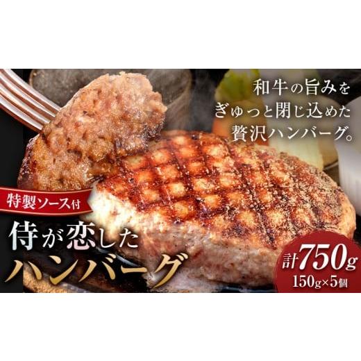 ふるさと納税 肉 ハンバーグ 岡山県 矢掛町 侍が恋したハンバーグ 計750g 150×5個 宿場町矢掛の侍イタリアン[30日以内に出荷予定(土日祝除く)]岡山県 矢掛…