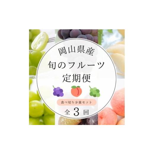 ふるさと納税 もも 岡山県 津山市 発送月固定定期便 岡山県産旬のフルーツ定期便 少量セット全3回 4081843