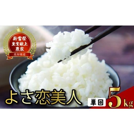 ふるさと納税 米 高知県 安芸市 令和8年産 よさ恋美人 白米 5kg よさ恋美人 5kg 1回分