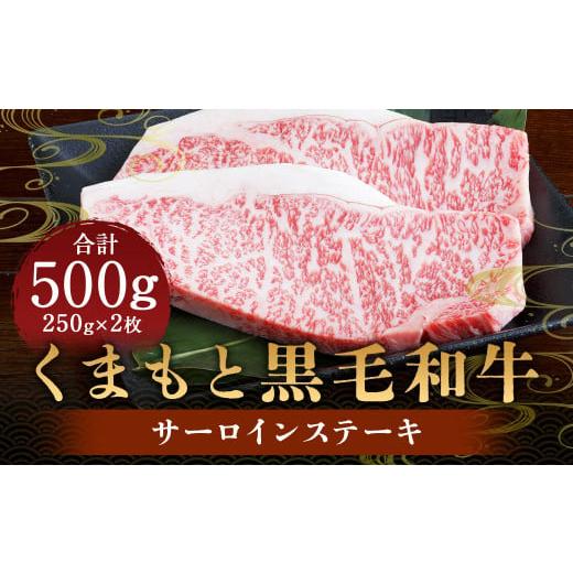 ふるさと納税 牛肉 サーロイン 熊本県 人吉市 くまもと 黒毛和牛 サーロインステーキ 500g (250g×2パック) 肉 牛肉 お肉 サーロイン ステーキ ステーキ用 …