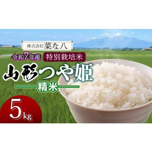 ふるさと納税 米 つや姫 山形県 鶴岡市 令和7年産 特別栽培米 山形つや姫 精米 5kg (5kg×1袋) 山形県鶴岡市産 株式会社菜な八(鶴岡ファーマーズ)