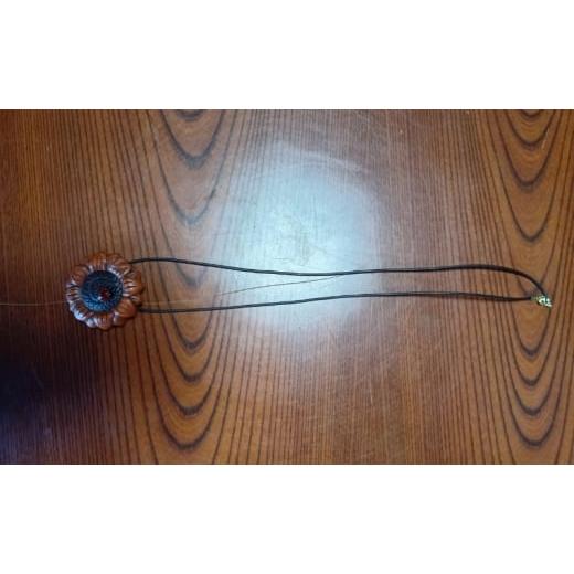 ふるさと納税 木工品・竹工品 神奈川県 逗子市 鎌倉彫 ペンダント 1個 ネックレス 漆塗り 伝統工芸品 アクセサリー 和装小物 贈り物 ギフト プレゼント お祝い…