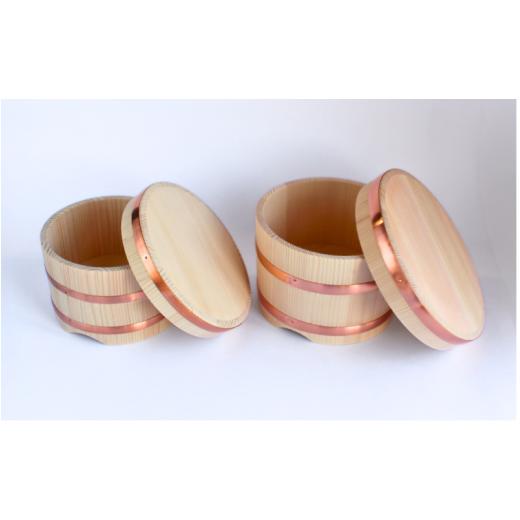 ふるさと納税 木工品・竹工品 岡山県 真庭市 江戸びつ 3合 ／ 佐田建美 おひつ 岡山県 真庭市 sdkb014-01の画像