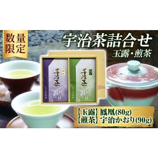 ふるさと納税 お茶類 緑茶(茶葉・ティーバッグ) 京都府 宇治市 数量限定 宇治茶 玉露「鳳凰」・煎茶「宇治かおり」詰合せ(2種・各1) uj-FO003 北岡園