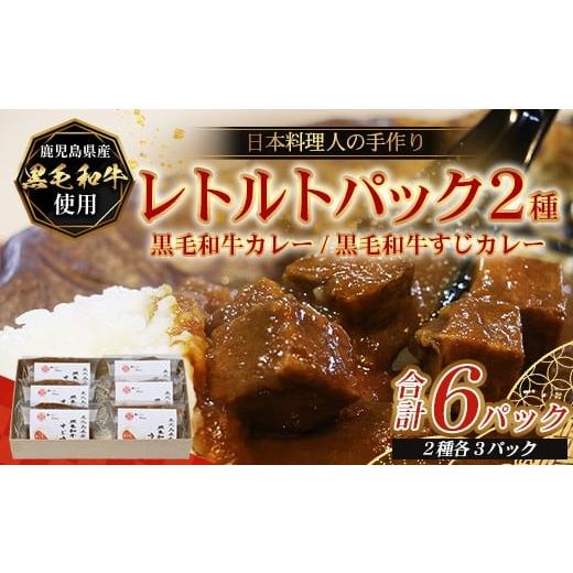 ふるさと納税 牛肉 カレー・シチュー 鹿児島県 南大隅町 [2種類]＼日本料理人の手作り/ 鹿児島県産 黒毛和牛レトルトパック 2種セット 合計6パック カレー…
