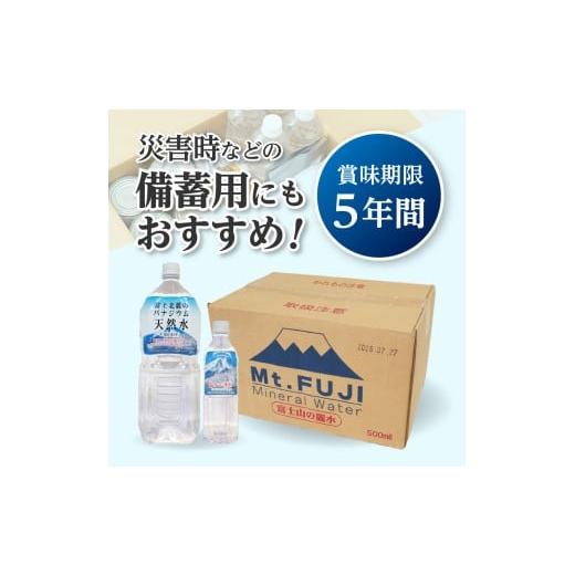 ふるさと納税 水・ミネラルウォーター 500mL〜999mL 山梨県 富士吉田市 富士山の麗水 500ml 96本 富士山 天然水 富士山の麗水 水 ミネラルウォーター 防災 …の画像