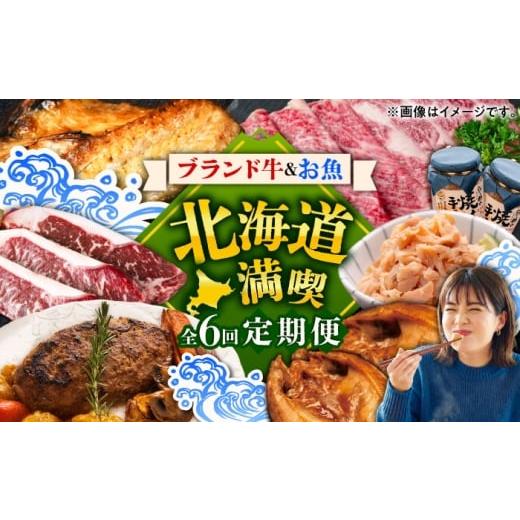 ふるさと納税 牛肉 ハンバーグ 北海道 足寄町 6回定期便 道産ブランド牛&人気のお魚を満喫 北海道定期便 [足寄町]