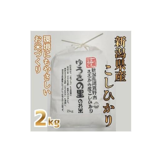 ふるさと納税 米 コシヒカリ 新潟県 阿賀野市 令和7年産 阿賀野市 ささかみ産 こしひかり 「ゆうきの里のお米」 2kg 新潟コンバイン 白米 精米 新潟県 コシヒ…
