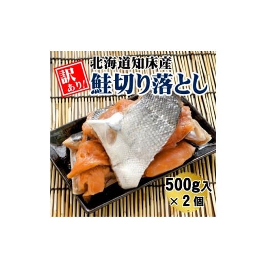 ふるさと納税 魚貝類 鮭 北海道 斜里町 訳あり 北海道知床産 鮭切り落とし 500g入×2個 1713157