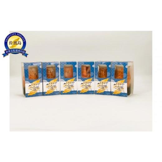 ふるさと納税 魚貝類 サーモン 新潟県 佐渡市 海の恵み ご宝瓶6本セット