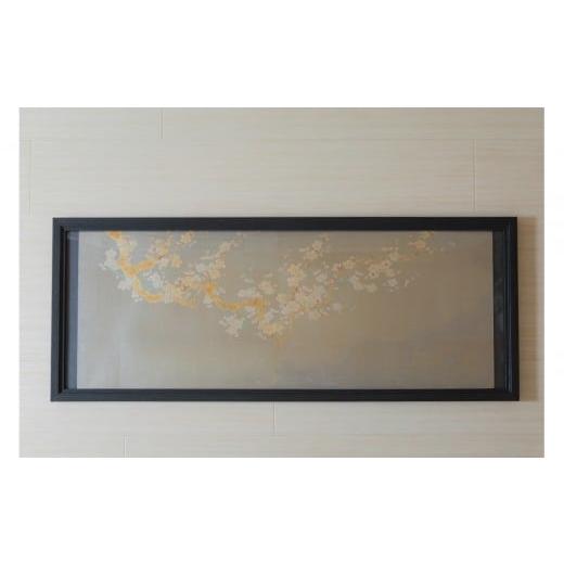 ふるさと納税 雑貨・日用品 絵画 静岡県 静岡市 和モダン 梅 壁掛け