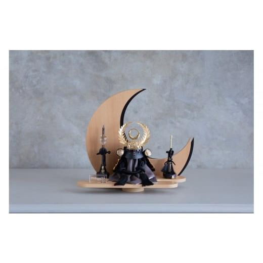 ふるさと納税 雑貨・日用品 インテリア 静岡県 静岡市 徳川家康公と三日月屏風と台のセット