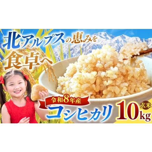ふるさと納税 玄米 長野県 松川村 令和8年産先行予約 コシヒカリ 玄米 約10kg | 米 こめ コメ お米 玄米 コシヒカリ 長野県 松川村 信州 令和8年産先行予約 …
