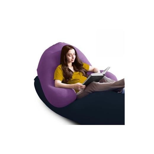 ふるさと納税 雑貨・日用品 福岡県 宮若市 ビーズクッション Yogibo Ghost ( ヨギボー ゴースト ) パープル M899-1BP パープル/Yogibo Ghost